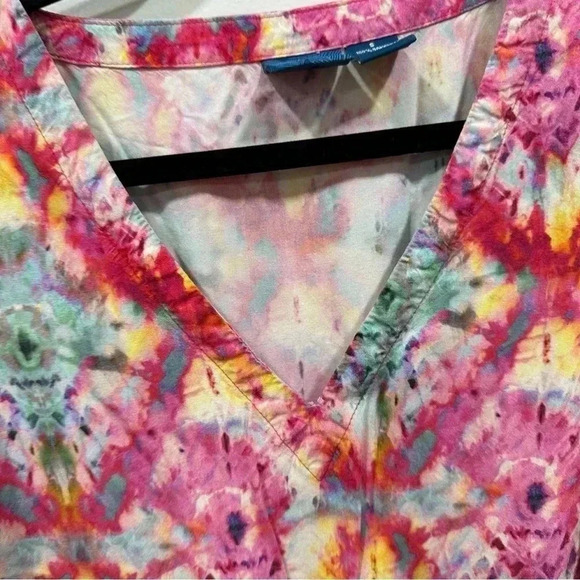 Caribbean Joe cold shoulder printed dress Small - Picture 5 of 7